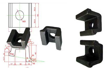 crane rail clamps